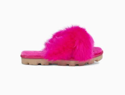 UGG Fuzzalicious Womens Slippers Rose - AU 378KT